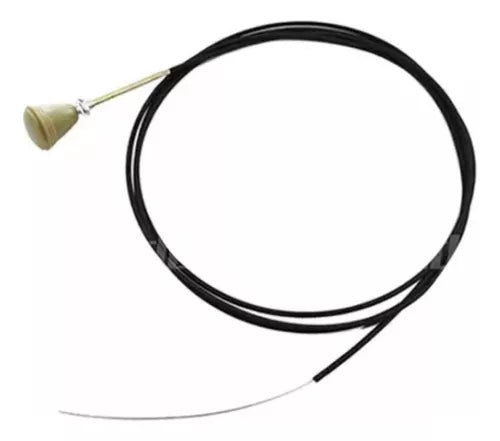 Choke Cable With Beige Button Beetle Until 1970
