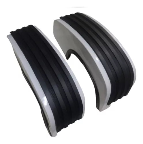 German Kombi T2 Bumper Stops Set in Metal LINE VW KOMBI BUS