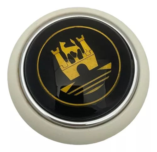 Kombi Horn Button 1955-75 Gray Emble Gold Beetle 1955 to 1959
