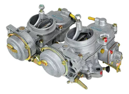 Pair of Double Carburetors for Kombi Brasilia Beetle 1600 Gasoline
