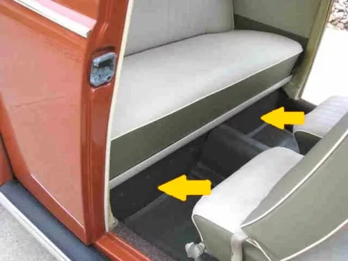 Footer (Pair) Rear Seat Or Beetle Battery Cover