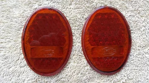 Lente Lanterna Acrílico Hella Fusca Split VW AR-COOLED 1958 ORIGINAL