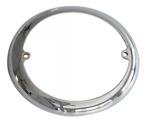 Pair of Chrome Rims with Deflector Lens Kombi Corujinha Until 1975