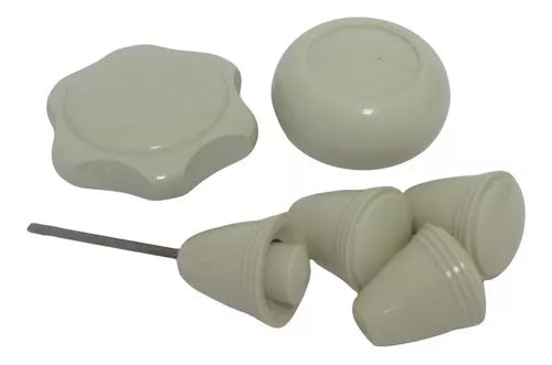 Beetle Panel Button Kit /1970 Ivory Coarse Thread Set