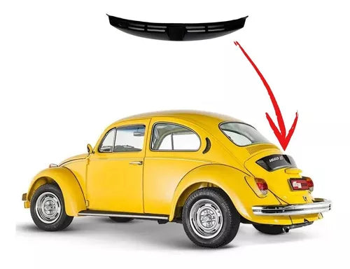 Air intake (applique) for VW Beetle rear hatch.