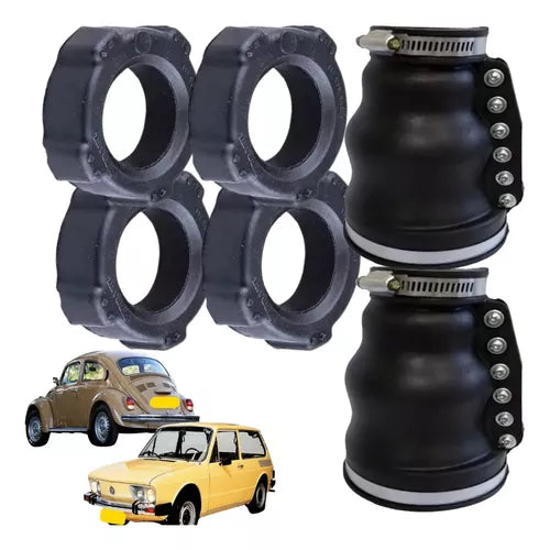 Kit 4 Machete Rubbers + 2 Original Vibrasil Beetle Hoods 1300