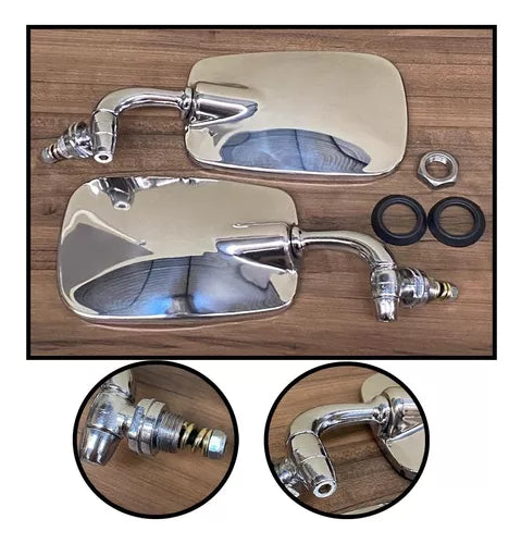 Original Mexican VW Mirrors Stain Steel