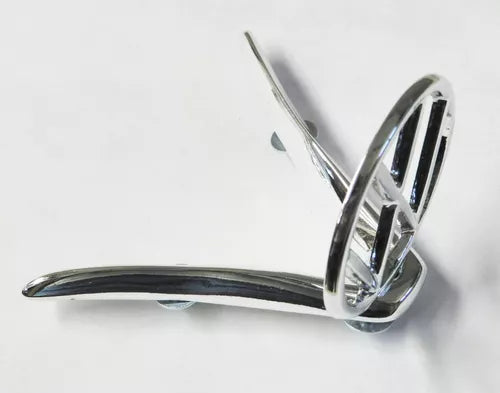 Vw Beetle Hood Emblem - Chrome Metal Mira Model VW ARCOOLED Line 1300-1303-1302