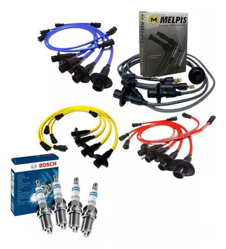 7mm Cable Kit + Spark Plug Brasilia Kombi 1.2 1.3 1.5 1.6
