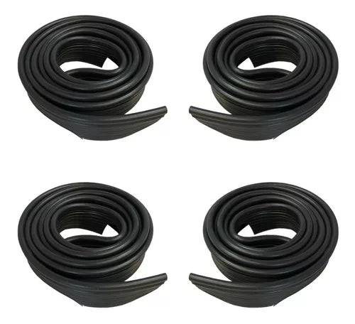 Gallon Set Front And Rear Mudguard VW Beetle Black 1300-1302-1303