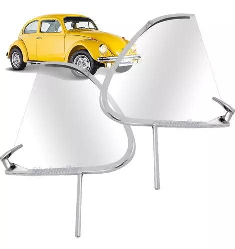 Par 2 Quebra Vento C/vidro Movel Compl Fusca Beetle 71 A 96 Itamar