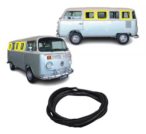 Rubber Window Fixed Glass Kombi Clipper 1987 1988 1989