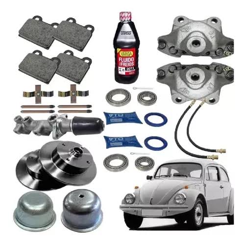 Front disc brake kit with special large calipers AIR COOLED 1300