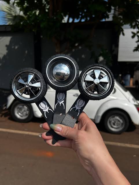 Custom pedal roller accelerator for VW Beetle.