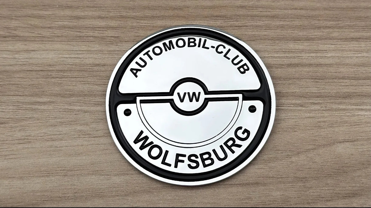 Emblem Automobile club - WOLF BURG - VW