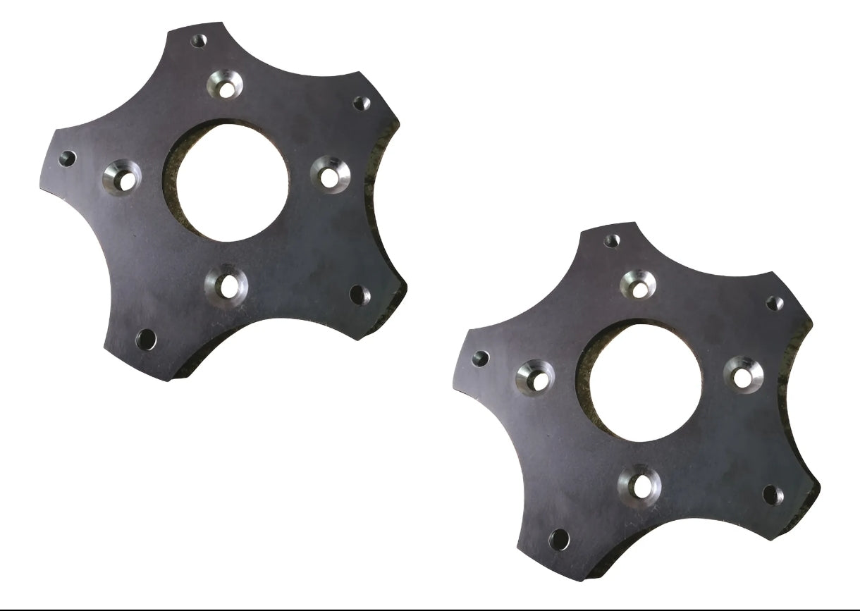 WHEEL ADAPTER 4 LUG DRUM FOR 5 LUG WHEEL VW BUGGY BUG GHIA TRIKE BAJA