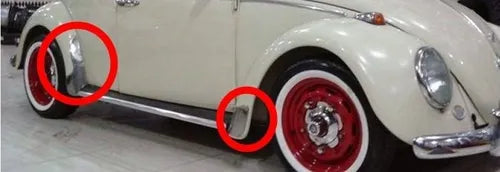 Front fender for Volkswagen Beetle, American style - Stainless steel