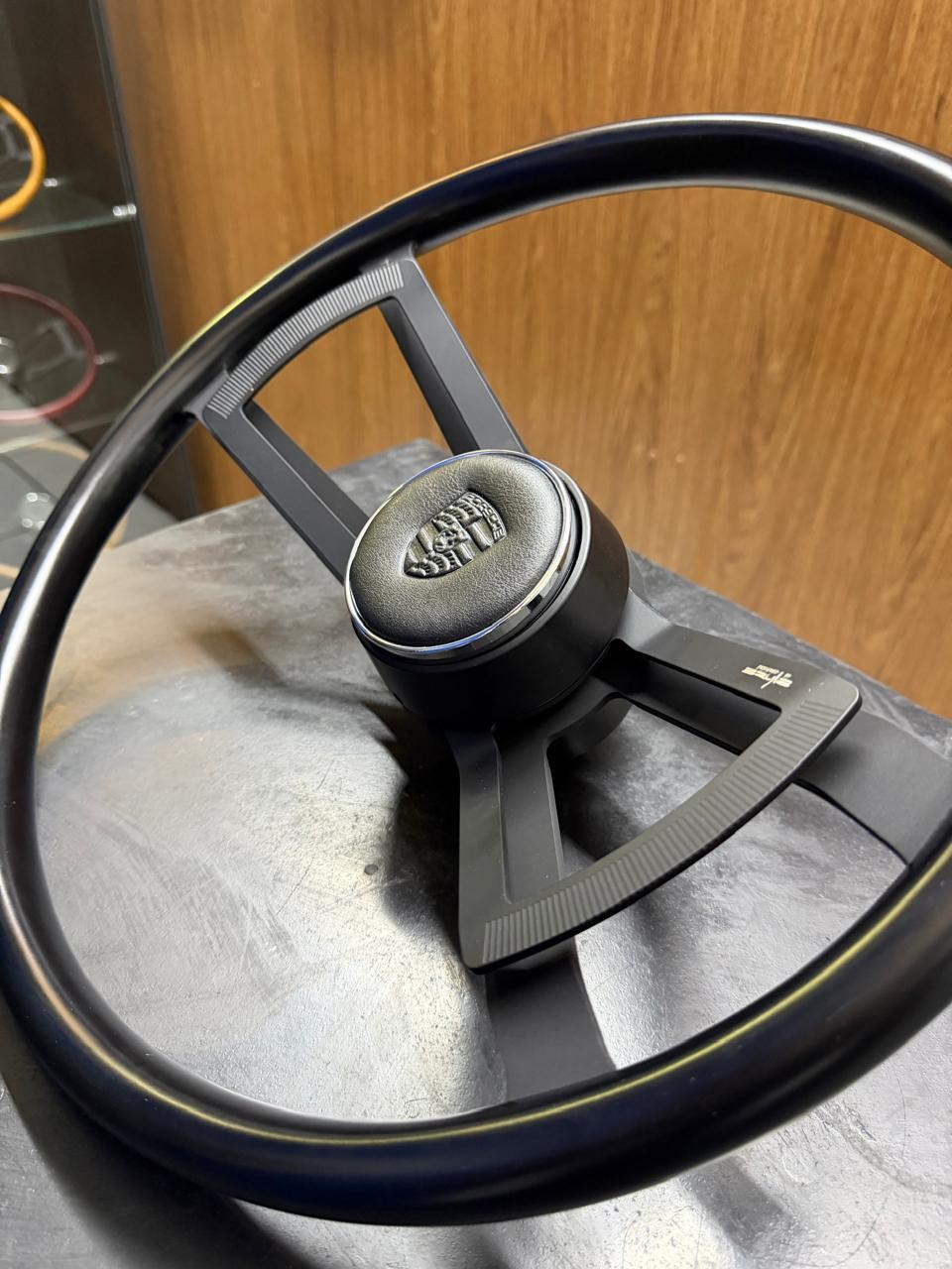 Steering wheel ( Black stone) Hinkel 711 Porsche