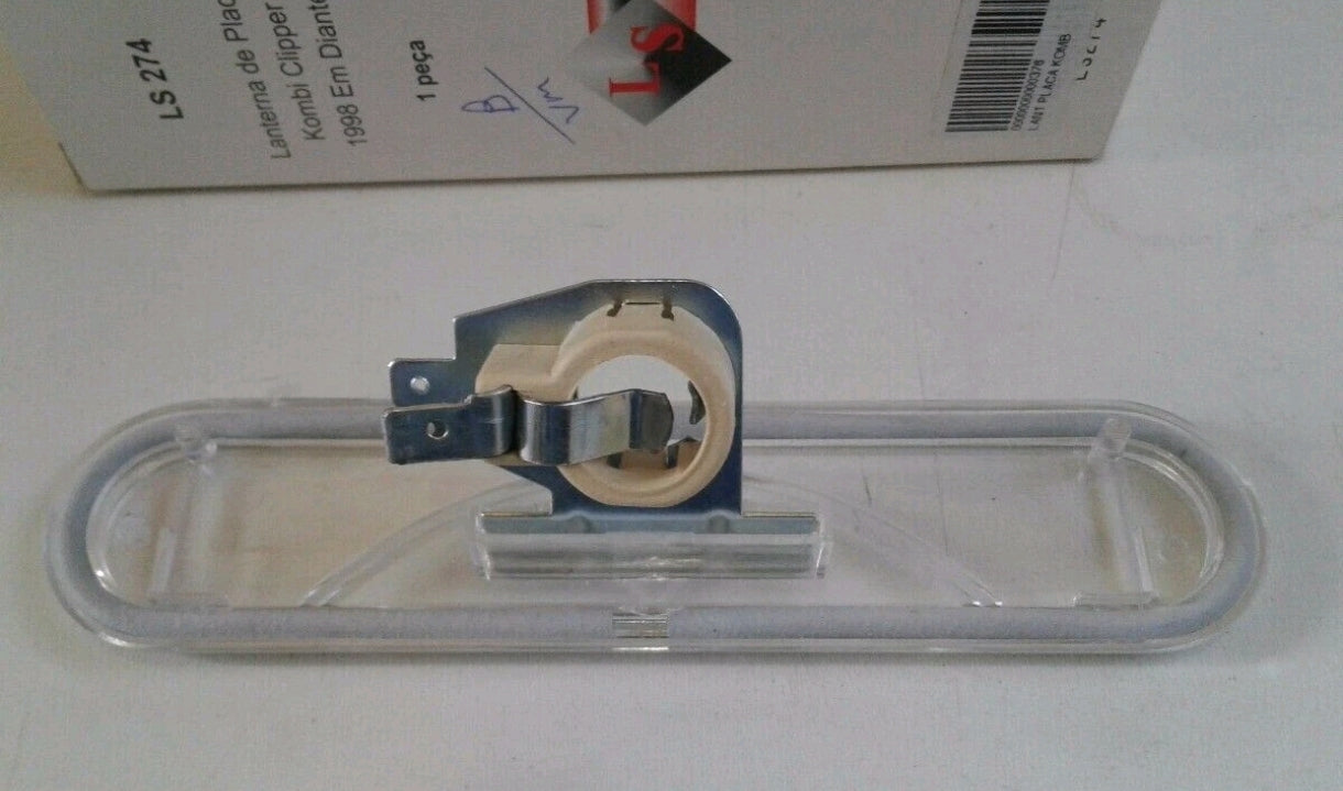 License plate light assembly, sealing lamp, VW T2 bus Kombi 1971-1979, cargo compartment.