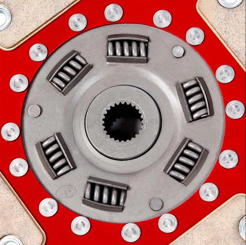 Ceramic Clutch Disc with 4 Pads and Springs for VW Air-Cooled Beetle, Kombi, Brasilia / Ceramic Power