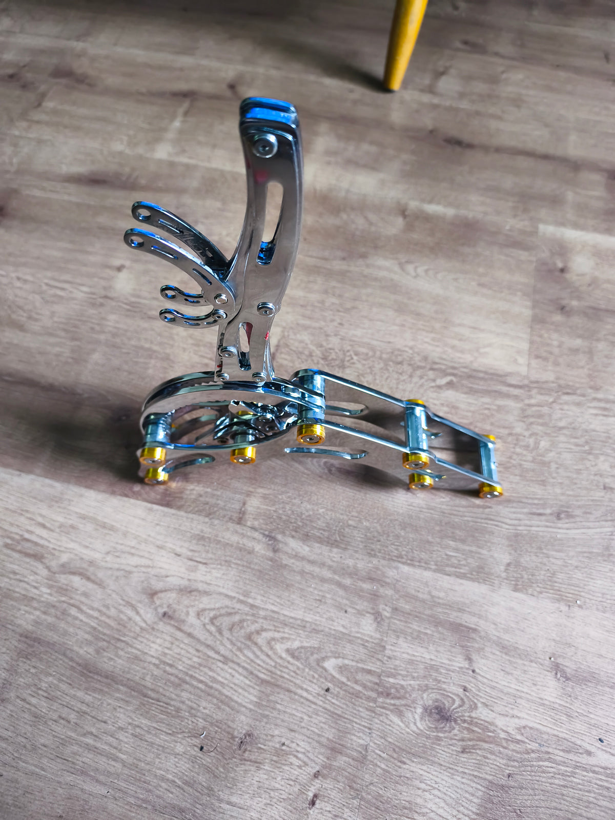 Emergency Break ( MAMBA NEGRA ) chrome with golden details Fits All the models of Air-cooled VW - VW Beetle - SP2 - Karmann Ghia - Porsche 356