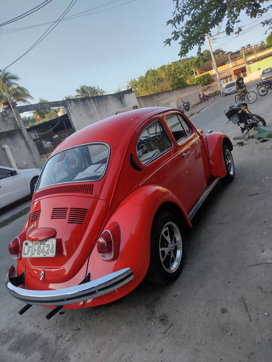 Rodas Porsche 914 P/ Fusca Aro15x6 Jogo + Bicos + Parafusos Cor Preto Com Diama