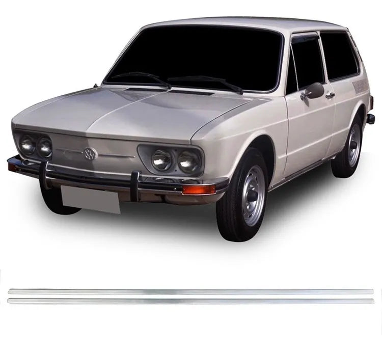 Pair of Trim Strips + Clips for Air Box Brasilia 73 74 75 80 82