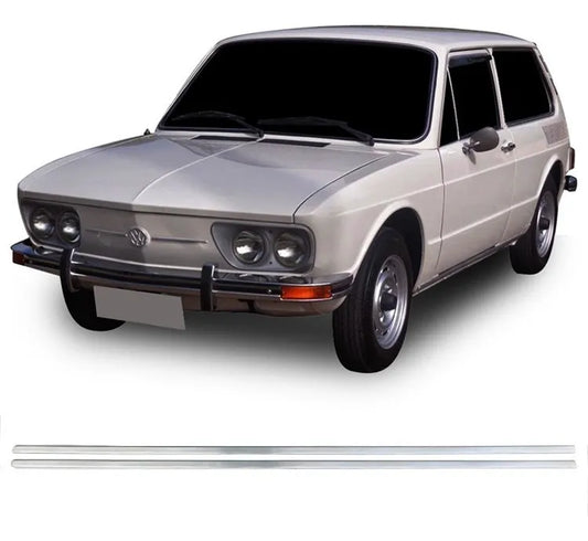 Pair of Trim Strips + Clips for Air Box Brasilia 73 74 75 80 82
