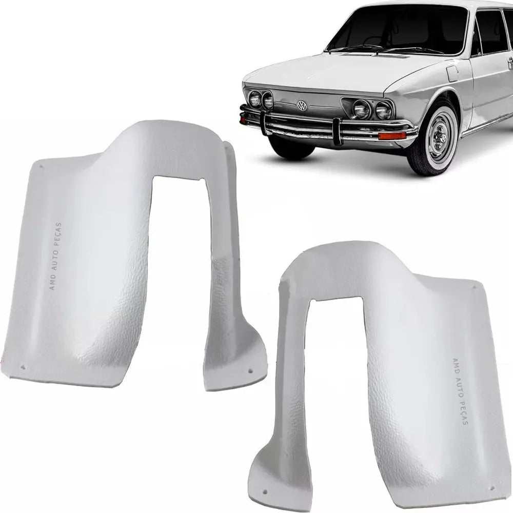 Pair of Rear Hatch Hinge Covers for Brasilia 73 Variant White