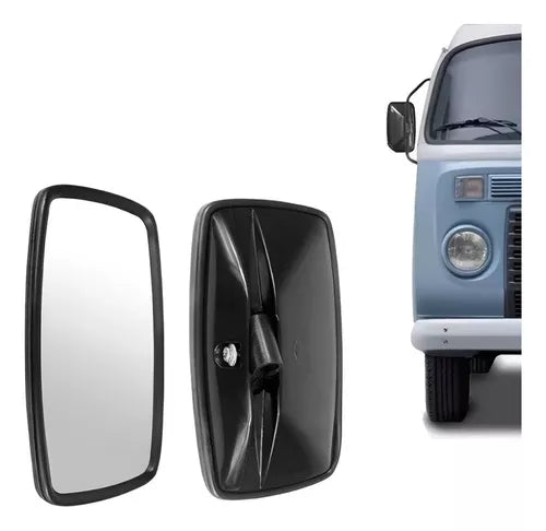 Par Retrovisor Com Suporte Kombi Clipper Até 1975