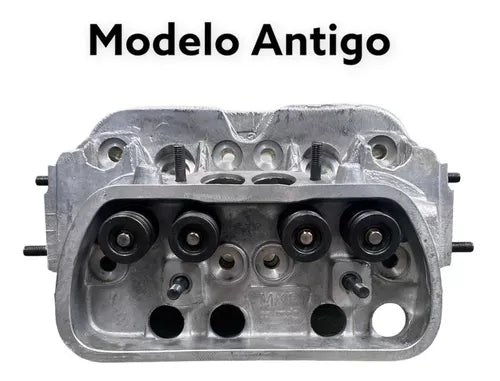 Par Cabeçote Fusca 1600 Antigo Montado Mkf 8 Haletas AIR COOLED MOTORES