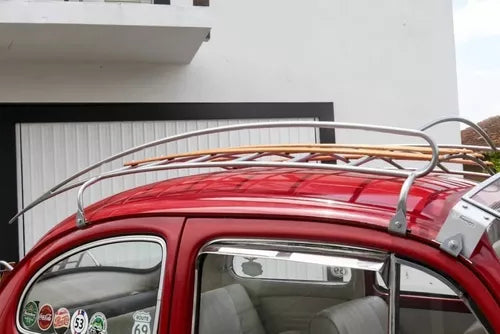 Bagageiro Cometa Cromado Teto Do Fusca Rack Teto linha VW AR Cooled Todos