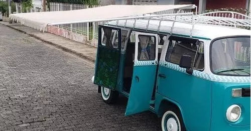 Bagageiro Kombi Com Estrutura Para Toldo