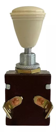 Chave Farol De Milha Com Botão Bege linha VW ARCOOLEDAntigo Até 1970