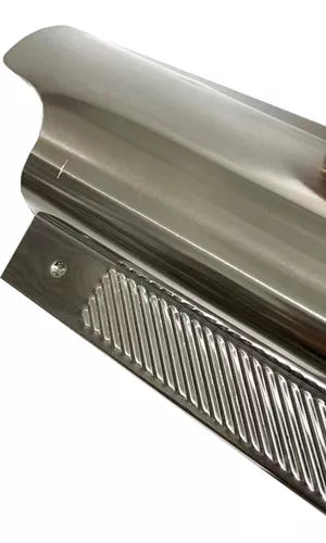 Estribão De Fusca Aço Inox (soleira) Par Soleira Carpete NOX TWO 1300-1303-1302