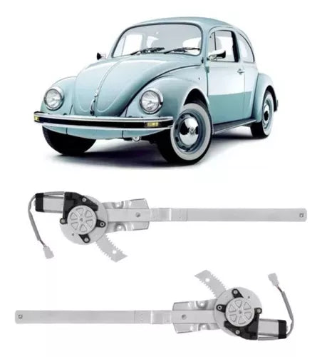 Par Maquina Vidro Elétrico Beetle VW AR-COOLED Todos Os Modelos Com Motor