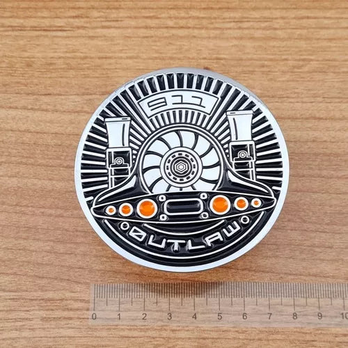 Porsche, Emblema Badge Porsche Outlaw 911 Gedow linha VW ARCOOLED Beetle-Karmann