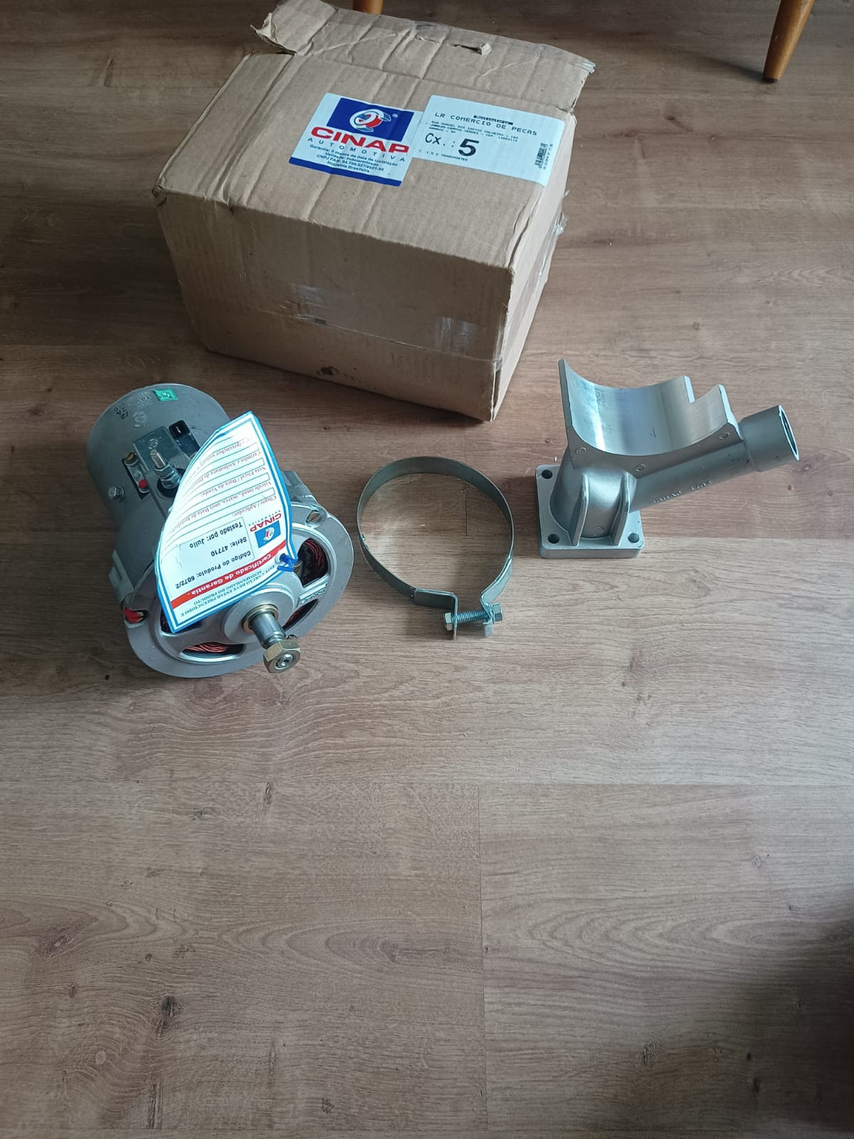 Beetle Kombi Brasilia Alternator Kit Cinap 55amp AIR COOLED ENGINES ONLY (NEW)