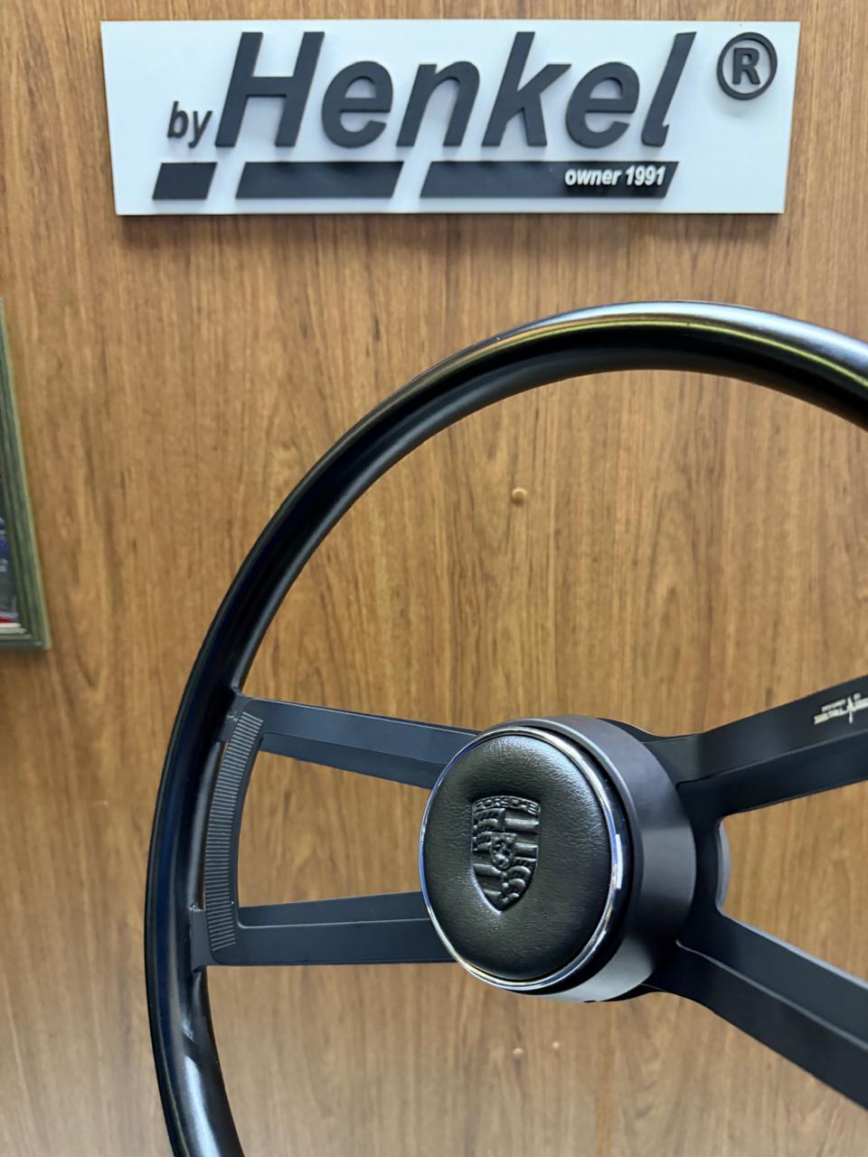 Steering wheel ( Black stone) Hinkel 711 Porsche
