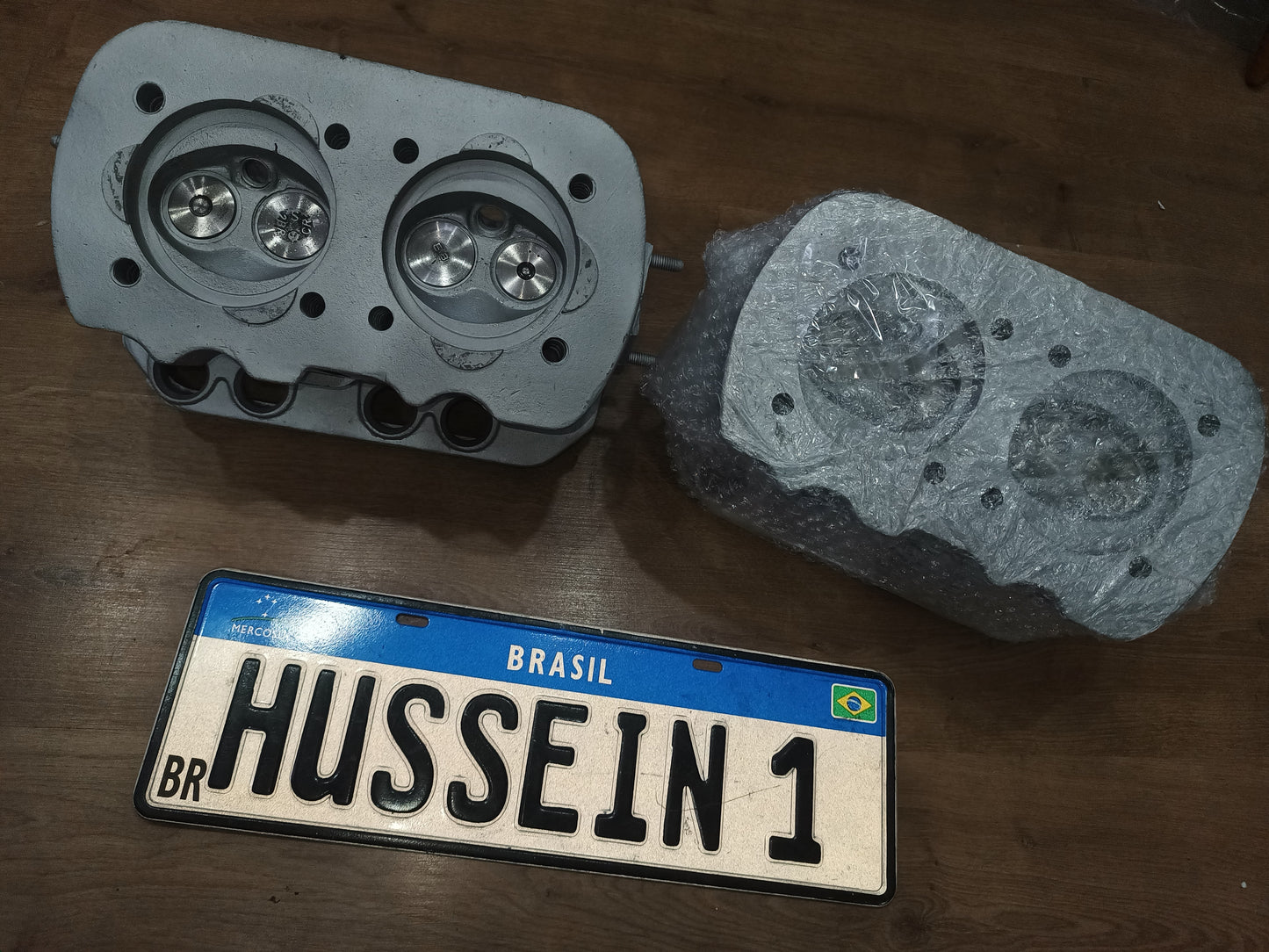 Pair of Beetle Head 1600 Old Assembled Mkf 8 Halides AIR COOLED ENGINES Complete with valves