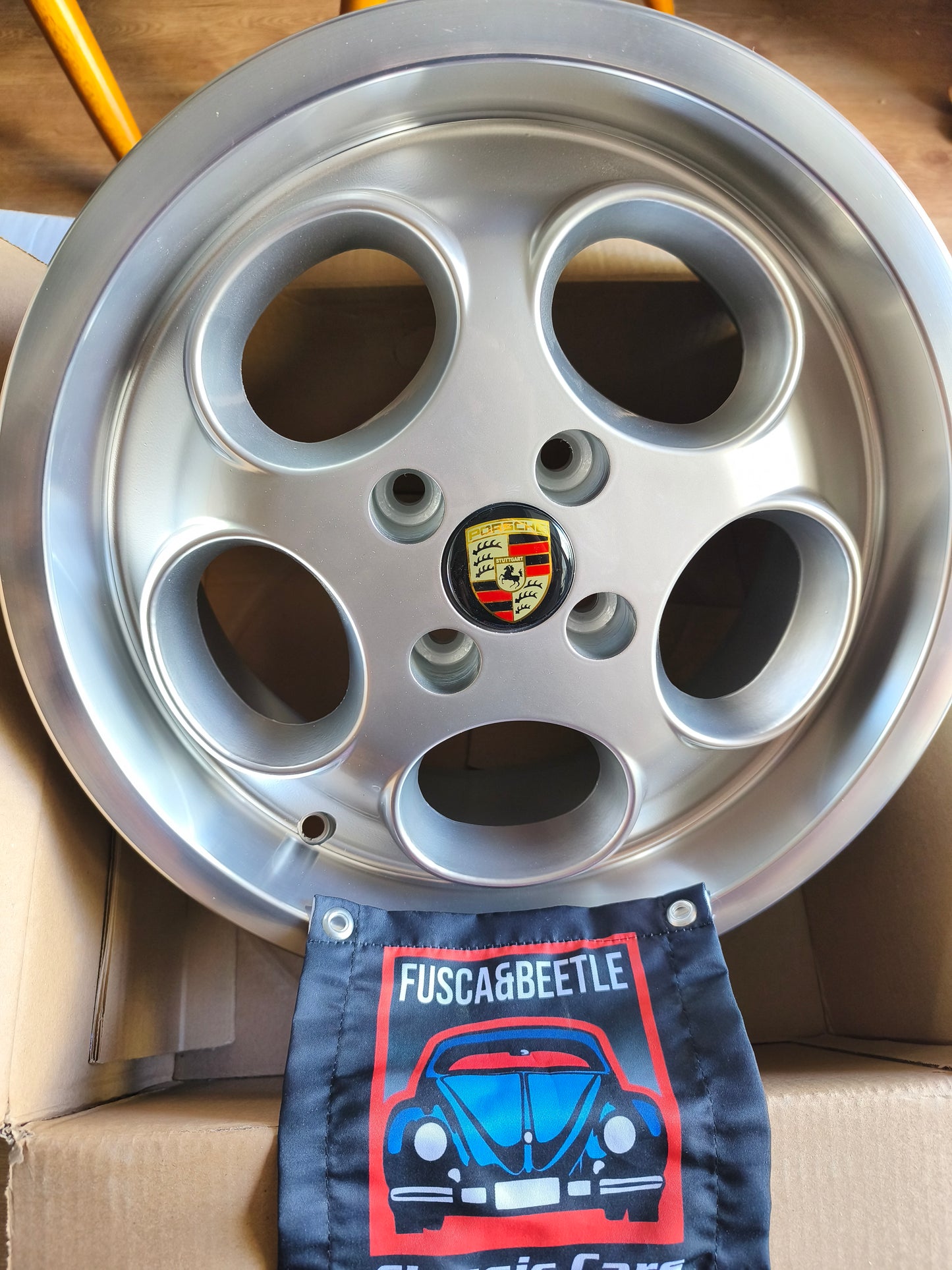 Jogo De Roda Aro 15 Porsche 4x100