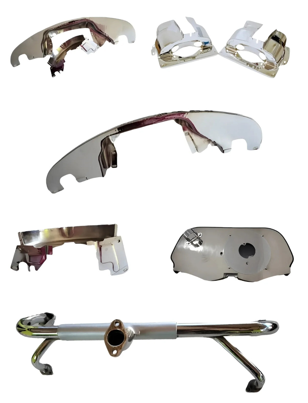 VW Bug Super Deluxe chrome body kit for air-cooled engines