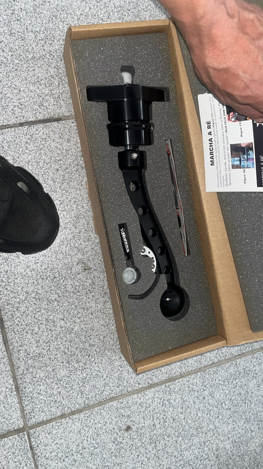 Vintage Speed Black Mamba Gear Shifter, Black or Blue colour - Base: Beetle (1950-1979), Karmann Ghia (1960-1974), Type 3 (1962-1973)