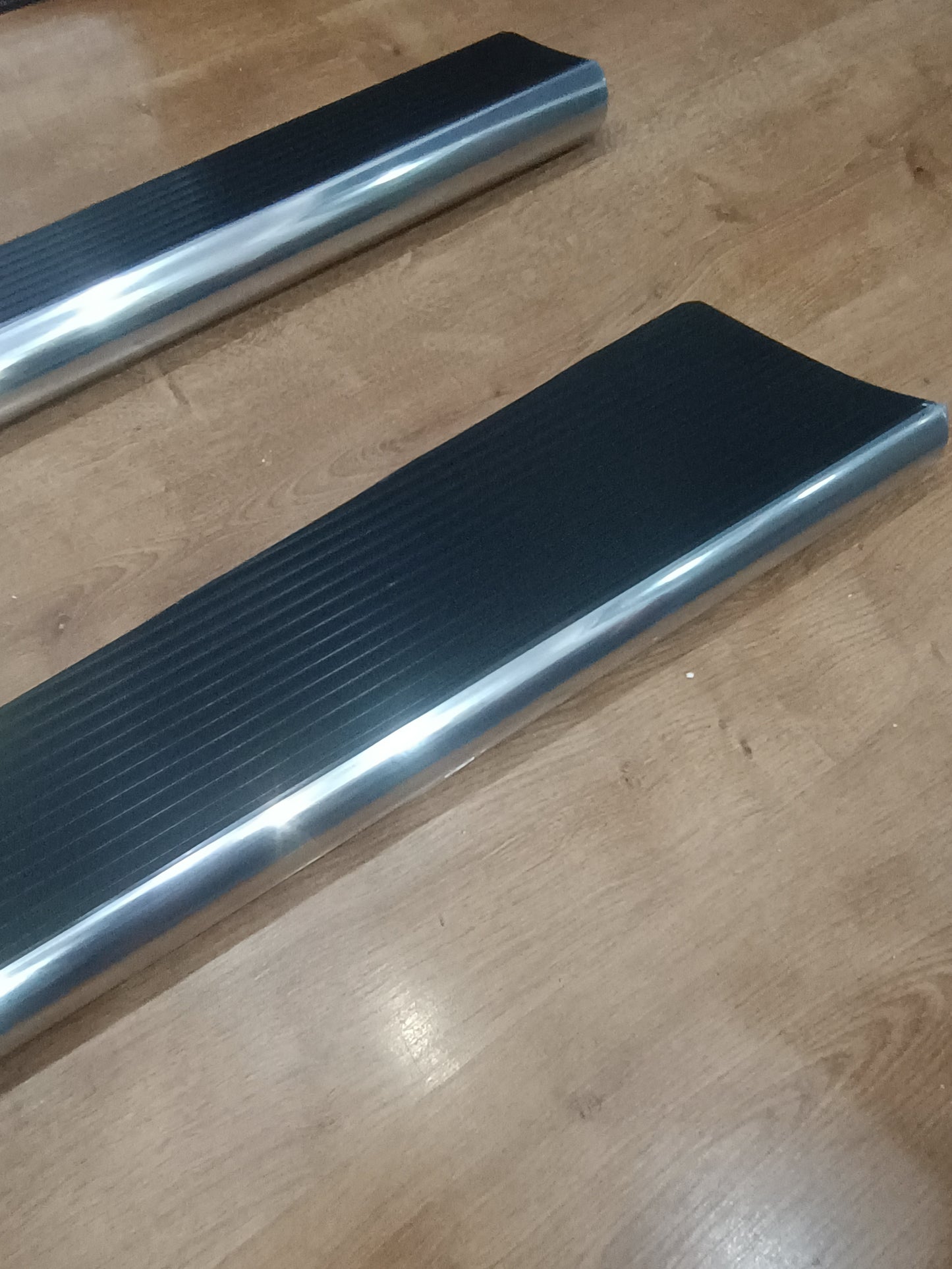 Pair of Beetle running boards thick metal STAIN STEEL FITS ALL BEETLE