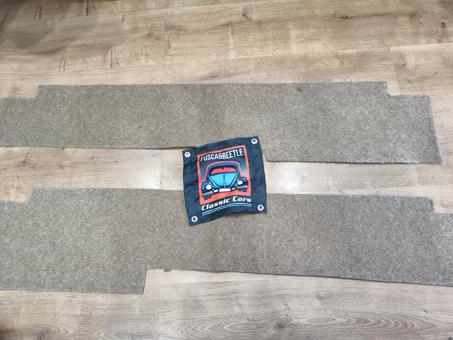 VW Carpet Kit 14pc. (With Footrest) 1955 -1996 VW Bug &  Super Beetle Sedan .