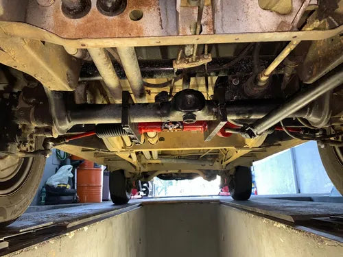 Complete semi-hydraulic steering kit for adaptation to the Kombi T2