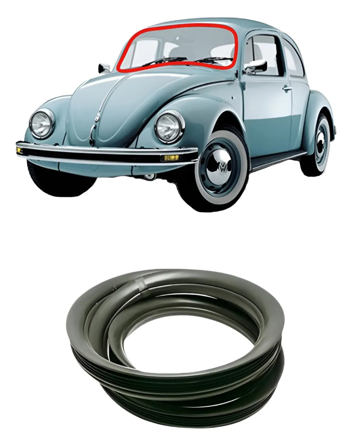 1300 Beetle Cal Look Window Sealing Kit