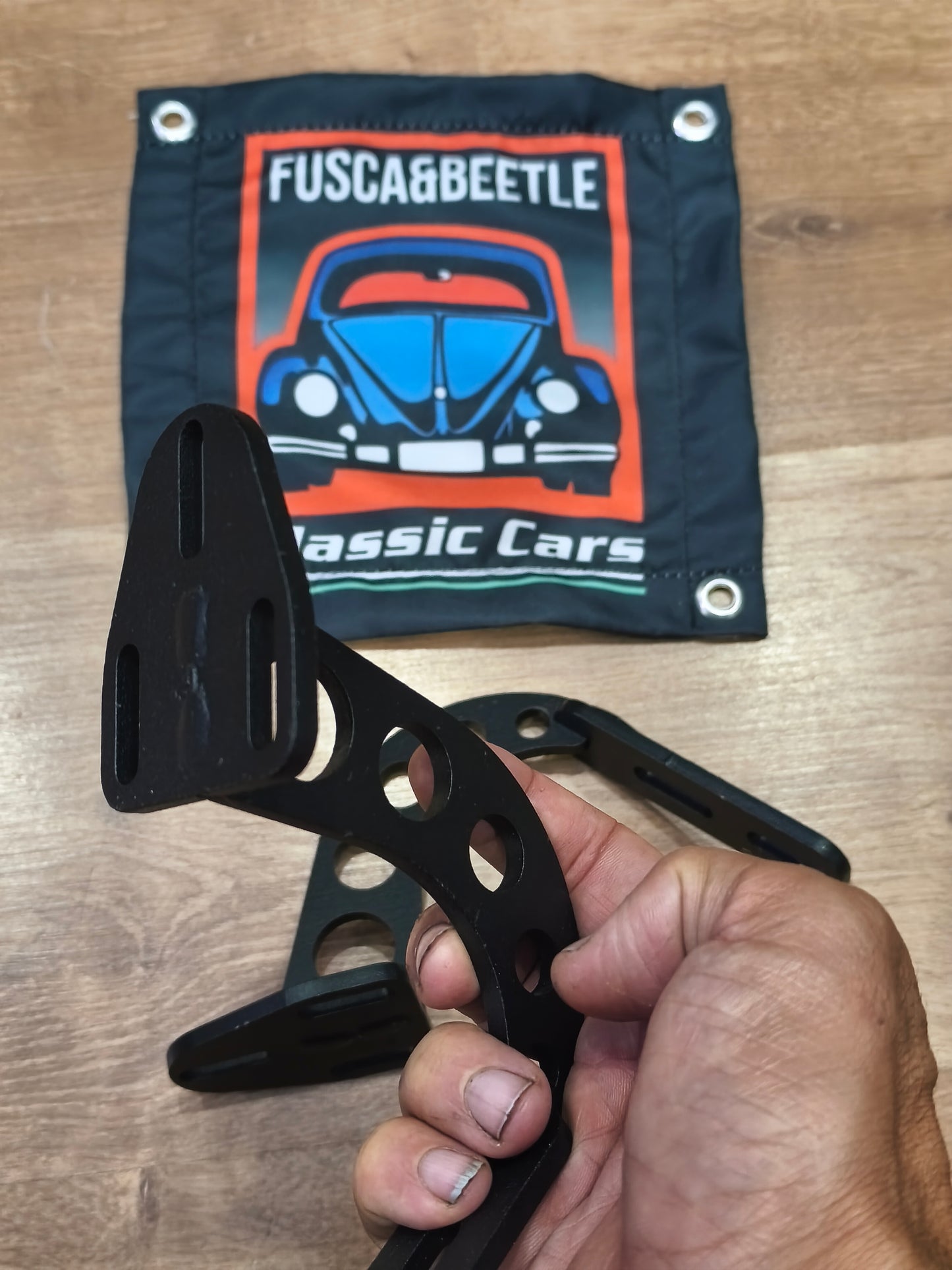 Beetle Decklid Hinge Brackets, Stock Size / Not Standoffs