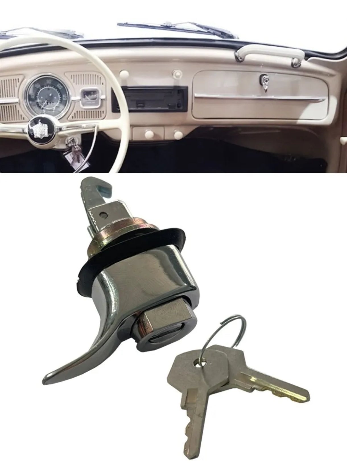 AirCooled Type 1 Glove Box Latch W/ Key  55-67  Prt# 111837131L