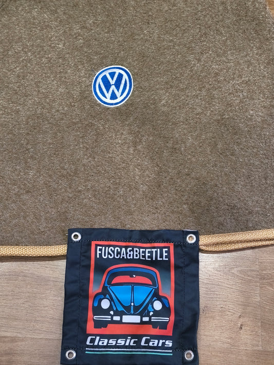 VW Carpet Kit 14pc. (With Footrest) 1955 -1996 VW Bug &  Super Beetle Sedan .